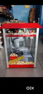 Popcorn and cotton candy machine