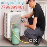 a/c gas filling