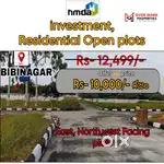 HMDA APPROVED EAST, NORTH FACING RESIDENTIAL, INVESTMENT PLOTS SALE