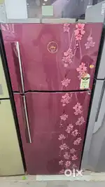 I'd68 pink colour double door refrigerator godrej 3 star rating