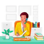 MALE/FEMALE @FRONT OFFICE # RECEPTION WORK