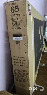 Android 65 VU smart Tv with box