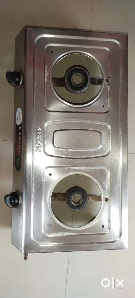 Gas Stove with Two Burner
