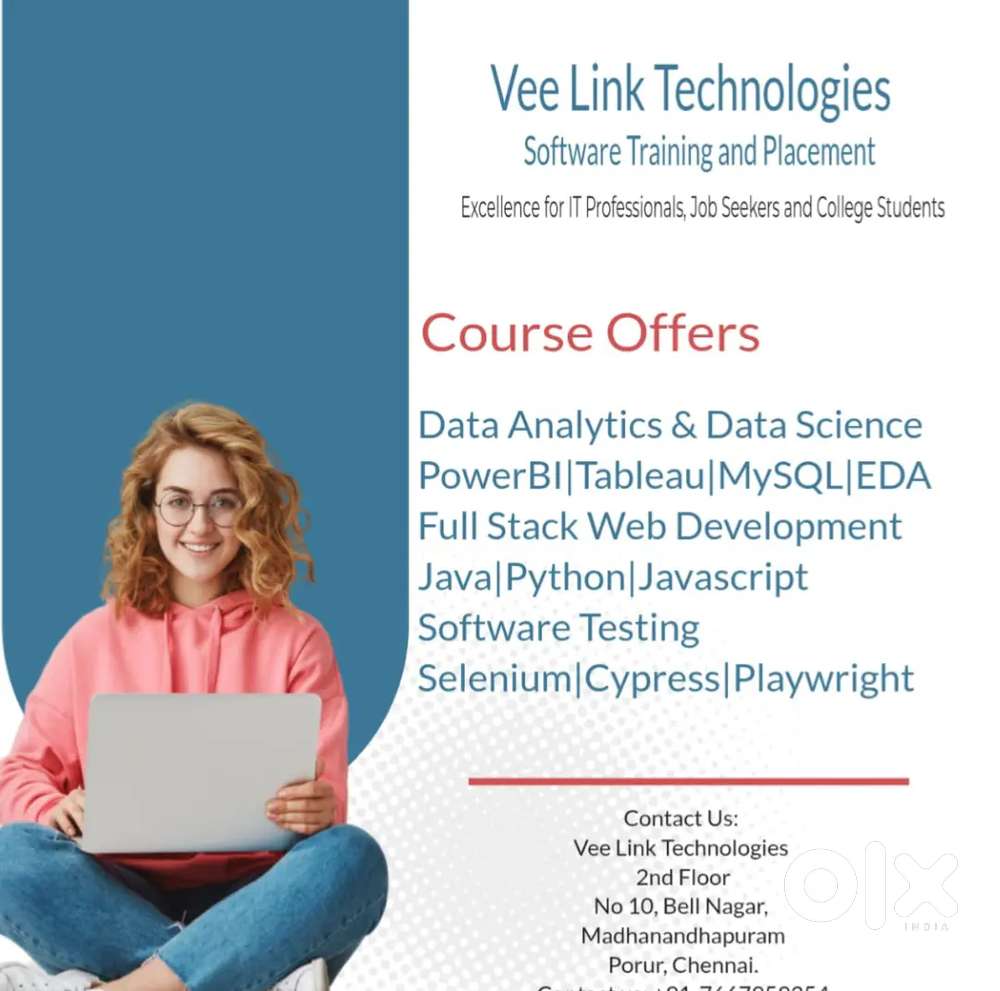 IT software testing training and placements