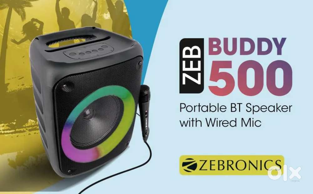 Zebronic 500 Bluetooth Speaker (24) Watt With Mic