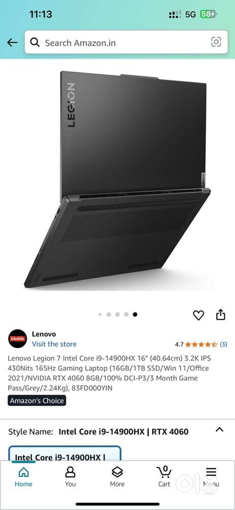 Lenovo legion 7i slim