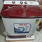 Akai 7 litre  Semi Automatic Washing Machine ,Brand New