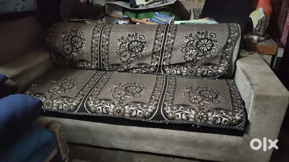 Sofa set,fridge,almirah, double bed