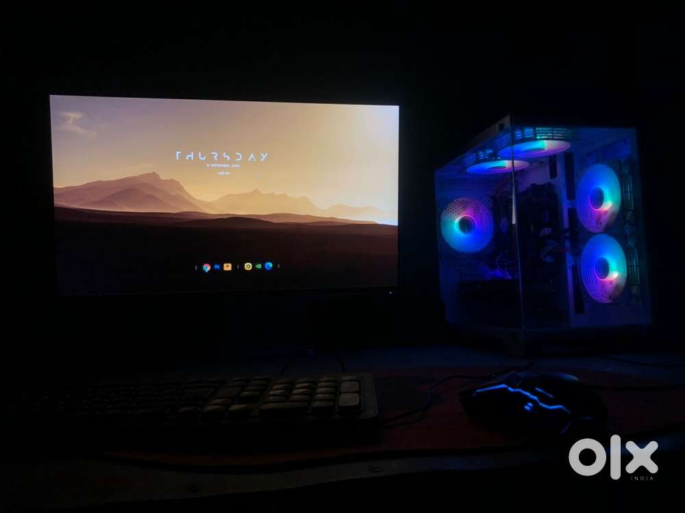 Gaming and editing pc with 27inch lenovo monitor for urgent sell