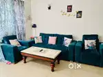 3+1+1 seater sofa set blue colour