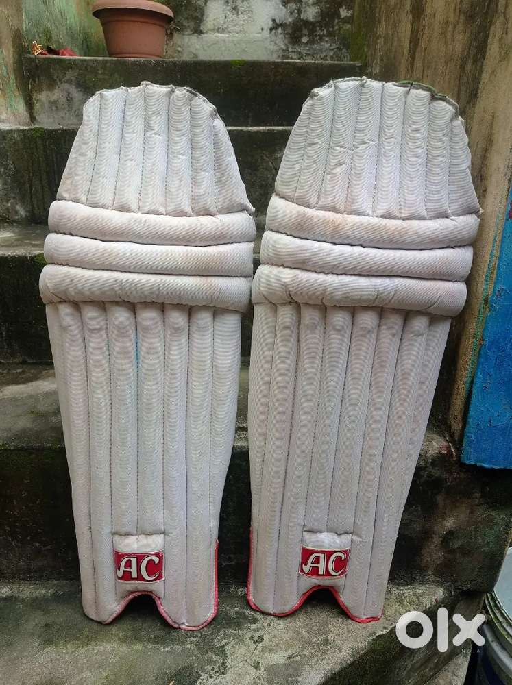 Cricket pad, kepping pad and 6 wicket