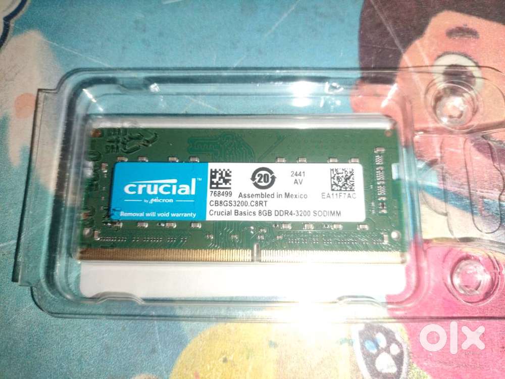 Crucial 8GB DDR4 SODIMM RAM 3200Mhz 3200mzh