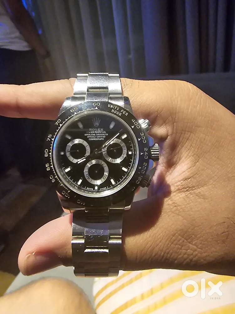 Rolex Homage Watch Daytona 41mm Black