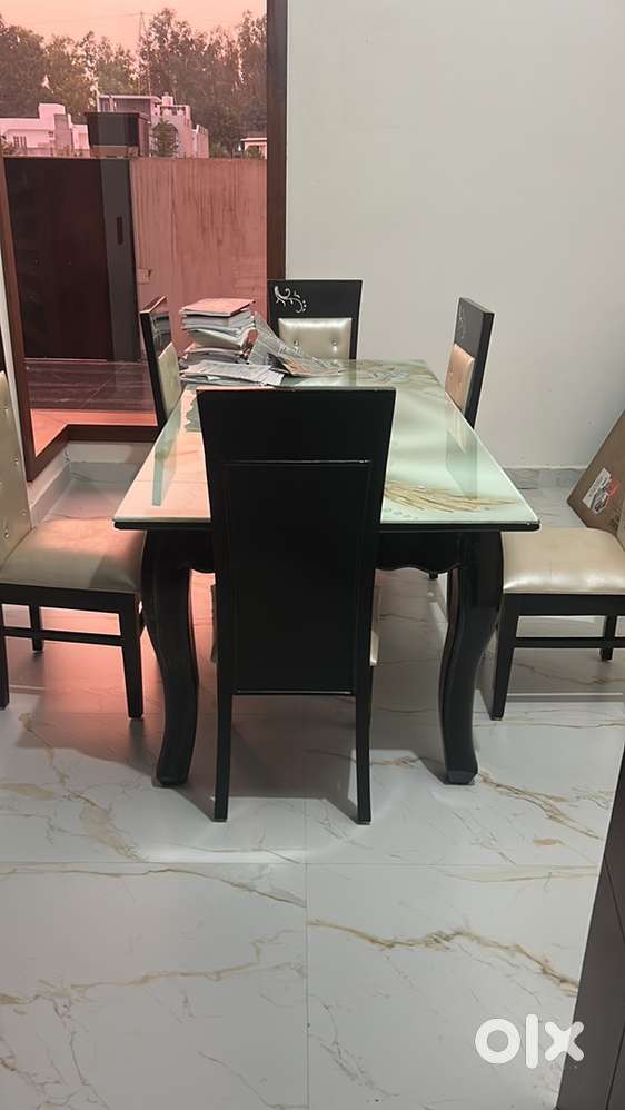 Dining Table with Six chairs