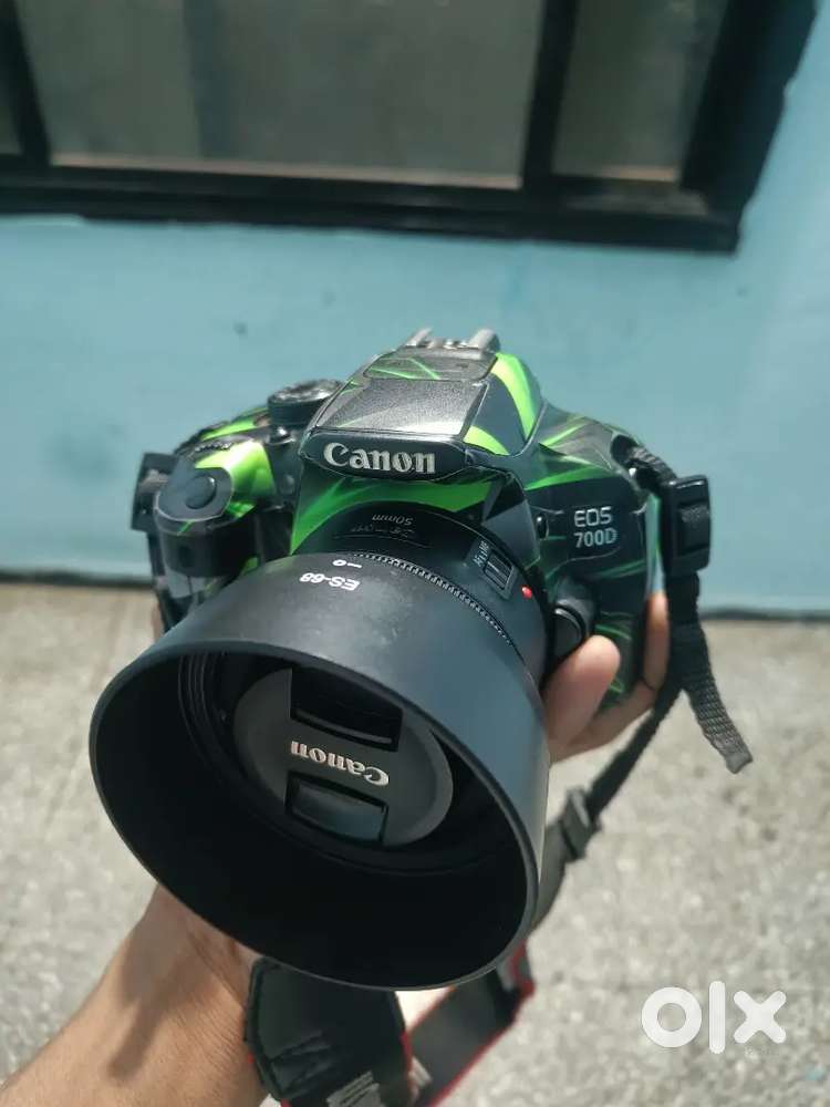 700D Canon With 3 Lens
