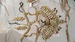 Bridal set pure kundan meenakari set