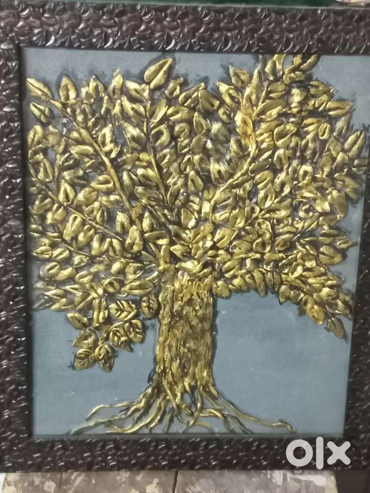 Golden tree art