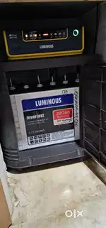 Luminous Solar NXG 1100 Inverter with Luminous ILTT 26060 Battery