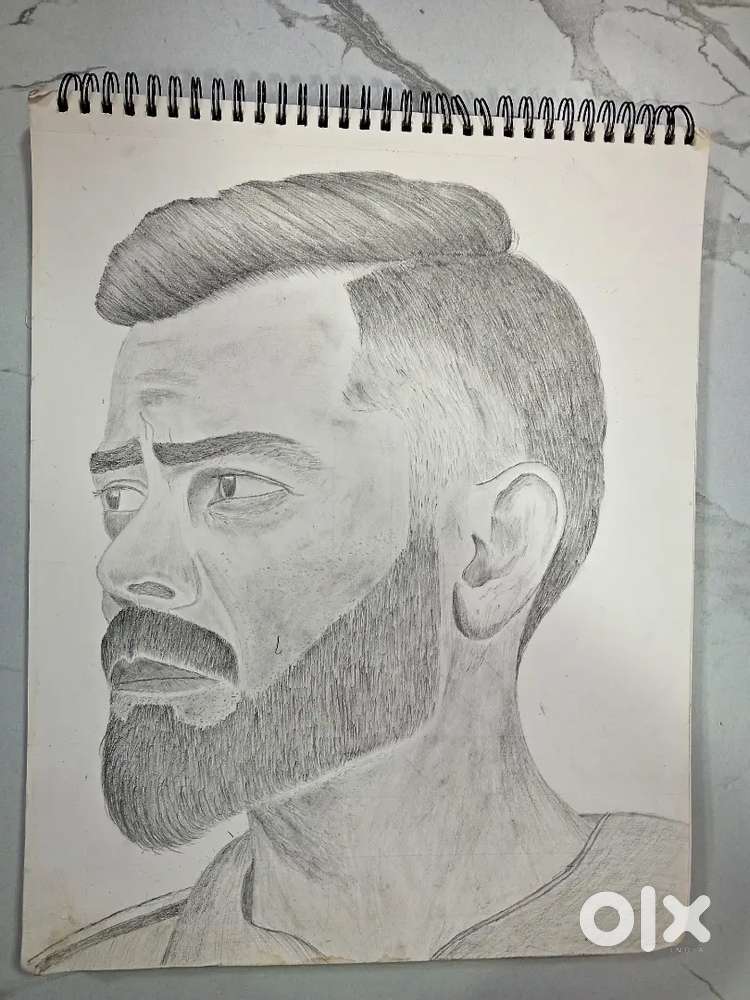Virat Kohli pencil sketch