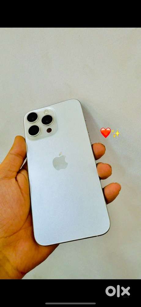 Iphone 15 pro max white 3 month warranty left