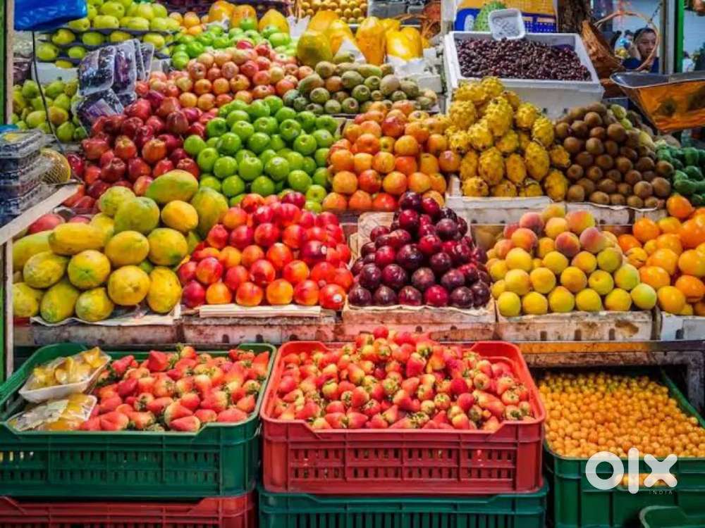 Fruits shop sales & juice maker