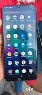 Vivo y20 only mobile display original only tempered broken