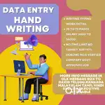 MCA VERIFIED GOVT REGISTERED DATA ENTRY HANDWRITING JOB