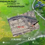Open plot for sale in kurmanapalem