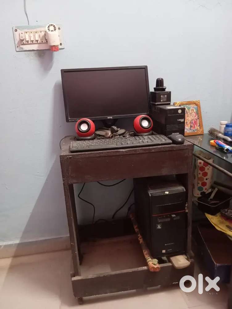 Monitor, cpu, ups , speaker