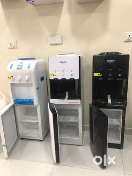 NEW VOLTAS WATER DISPENSER WITH FREEZE BLACK GREY WHITE COLOUR