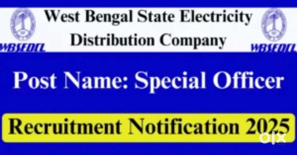 PARMANENT JOB VACANCY IN WBSEDCL OFFICE MALE AND FEMALE BOTH CONTACT