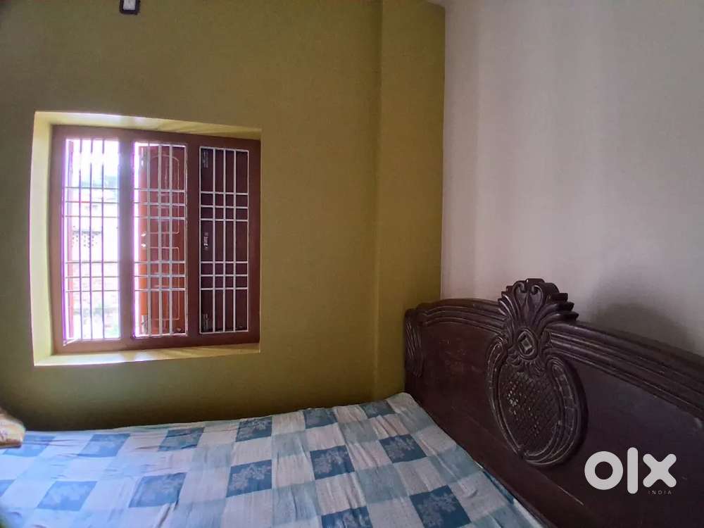 Independent house ground floor .Lush green bounded campus .