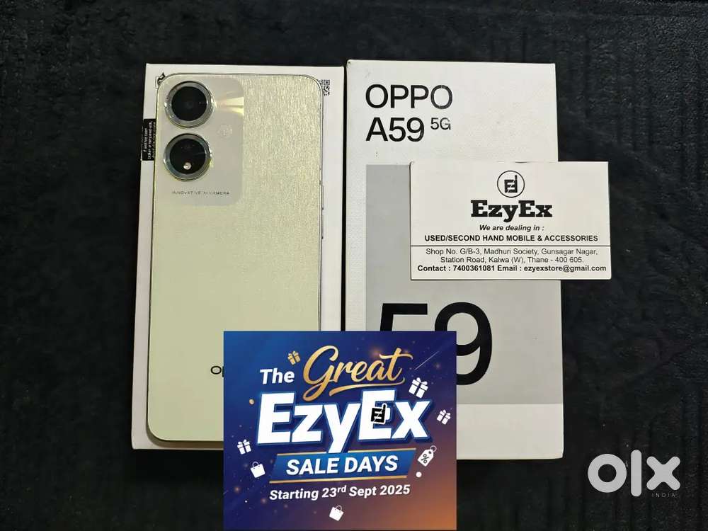 EZYEX SALE - Opoo A59 5G (6/128 GB) Available! #FollowUsForMore