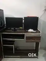Computer with table mouse cpu