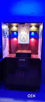 Morden wooden mandir