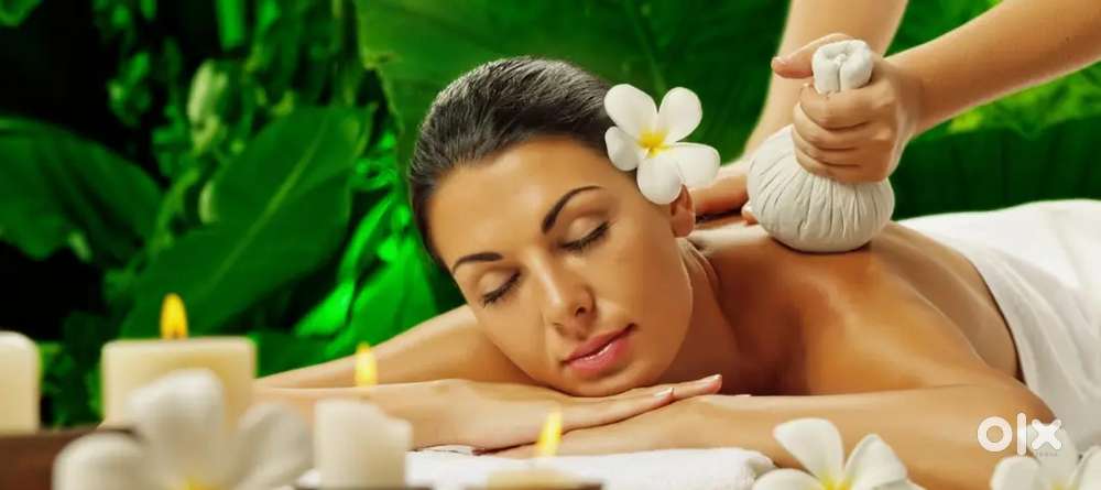 Female spa therapist