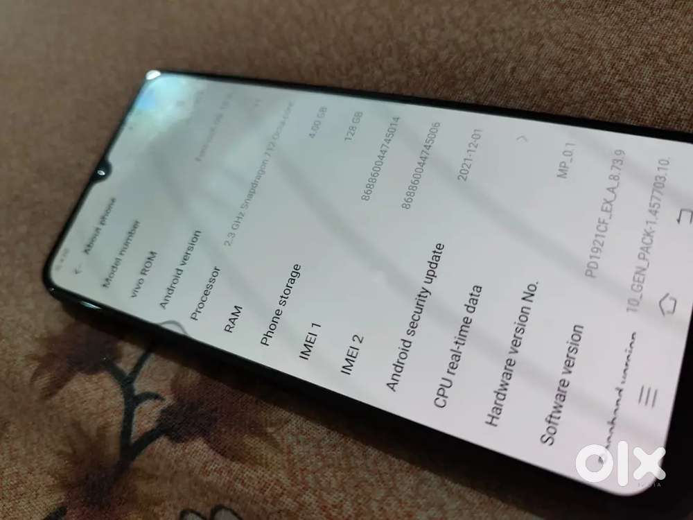 Vivo Z1 x - 100% working condition- ₹10000 only