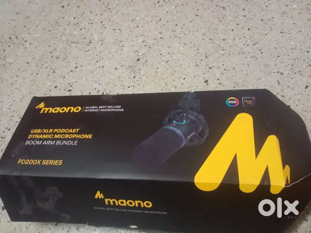 Maono microphone condenser mic 45 day old fully new condition not use