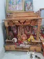 Beautiful Wooden Temple for Sale – Perfect for Your Home!