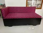 Diwan with storage