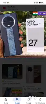 Oppo F27 Pro + (variant 8/128/) with bill box and charger