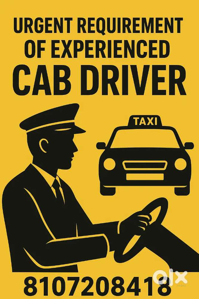 Wanted experience cab driver with license