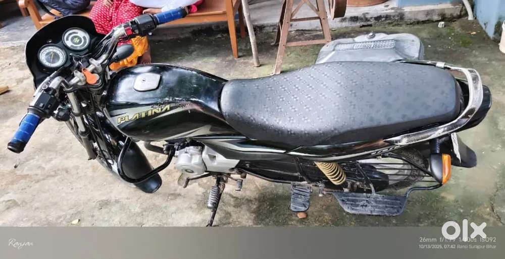 Platina Single hand Bike with smooth engine, 60Km/l milage