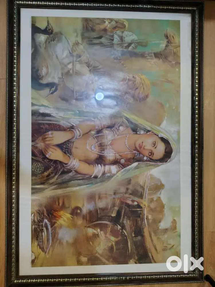 A women wall art painting.