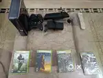 Xbox 360 + all accessories + 4 games