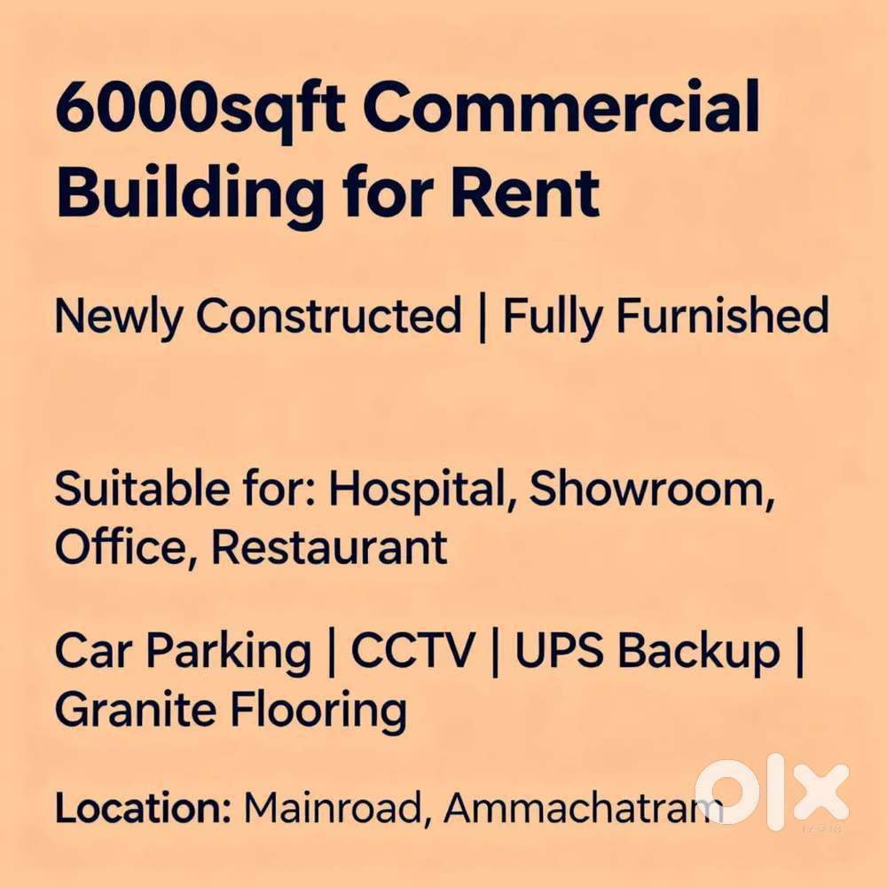 Hospital/Office/Showroom space for rent