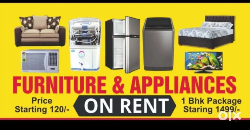 Furniture Appliances on RENT Sabse sasta Guarantee