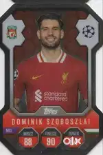 Super rare Match Attax (Chrome shield Szoboszlai)