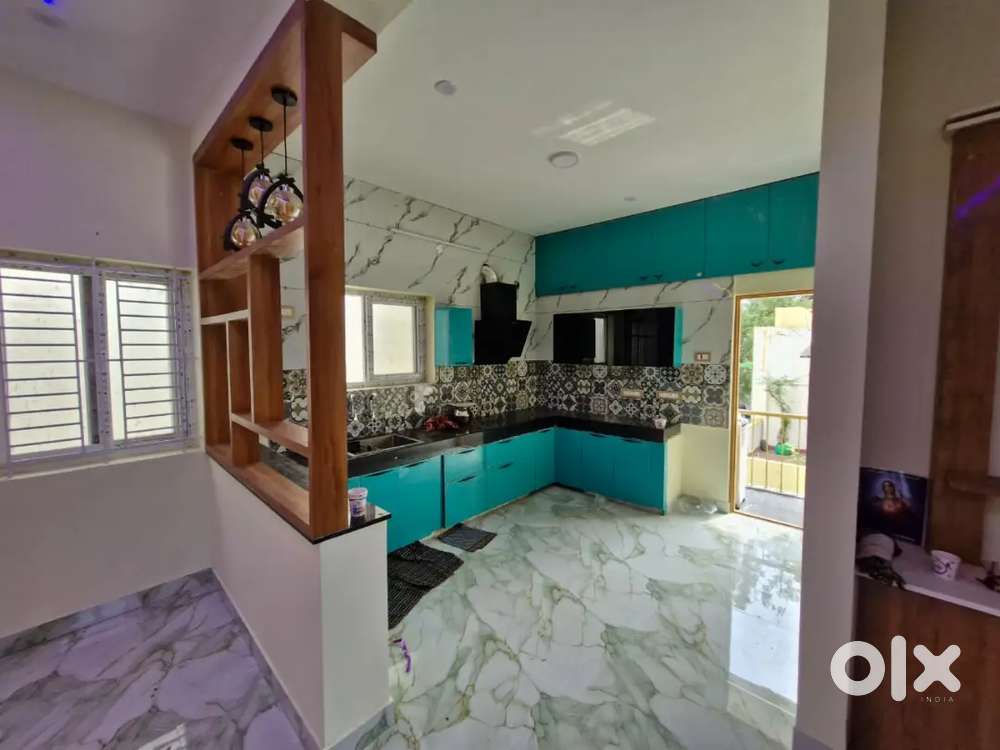 Newly constructed 3 bhk semi furnished with modular kitchen