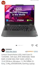 Lenovo loq 3050 nvidaRtx